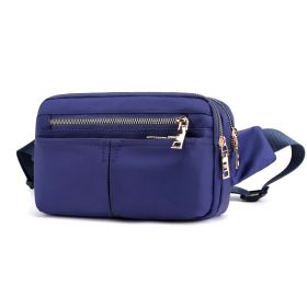 Mobile phone purse crossbody bag (Color: Navy blue)